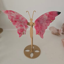 Load image into Gallery viewer, Rhodonite in Quartz Butterfly Wings
