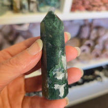 Load image into Gallery viewer, Moss Agate Tower