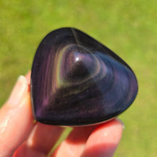 Load image into Gallery viewer, Rainbow Obsidian Heart
