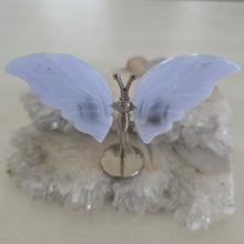 Load image into Gallery viewer, Blue Lace Agate Butterfly Wings