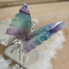 Load image into Gallery viewer, Rainbow Fluorite Butterfly