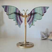 Load image into Gallery viewer, Fluorite Butterfly Wings