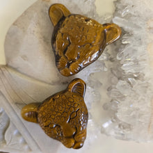 Load image into Gallery viewer, Tiger's Eye Cheetah Heads