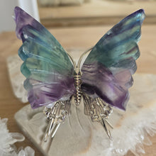 Load image into Gallery viewer, Rainbow Fluorite Butterfly