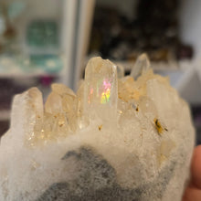 Load image into Gallery viewer, Quartz Cluster Stone Skull - Rainbow