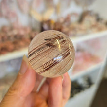 Load image into Gallery viewer, Rutile Quartz Sphere - Copper