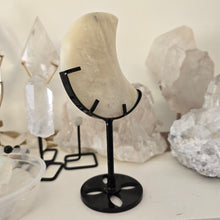 Load image into Gallery viewer, Moonstone Crescent Moon with Stand