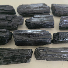Load image into Gallery viewer, Black Tourmaline Raw Chunk - 5 cm