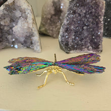 Load image into Gallery viewer, Aura Kyanite Dragonfly - Rainbow