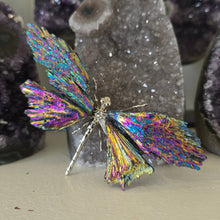 Load image into Gallery viewer, Aura Kyanite Dragonfly - Rainbow
