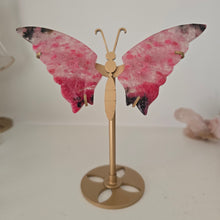Load image into Gallery viewer, Rhodonite in Quartz Butterfly Wings
