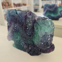 Load image into Gallery viewer, Rainbow Fluorite Owls