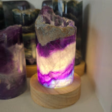 Load image into Gallery viewer, Rainbow Fluorite Lamp