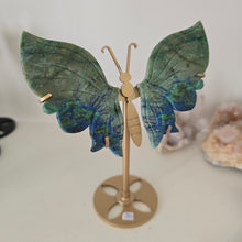 Load image into Gallery viewer, Azurite Malachite Butterfly Wings