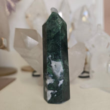 Load image into Gallery viewer, Moss Agate Tower