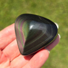 Load image into Gallery viewer, Rainbow Obsidian Heart