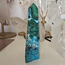 Load image into Gallery viewer, Malachite Chrysocolla Freeform Tower