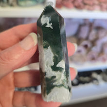 Load image into Gallery viewer, Moss Agate Tower