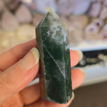Load image into Gallery viewer, Moss Agate Tower