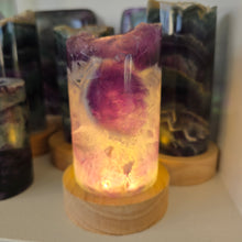 Load image into Gallery viewer, Rainbow Fluorite Lamp