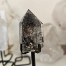 Load image into Gallery viewer, Garden Quartz Points on Stand