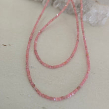 Load image into Gallery viewer, Rhodochrosite Faceted Necklace