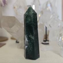 Load image into Gallery viewer, Moss Agate Tower