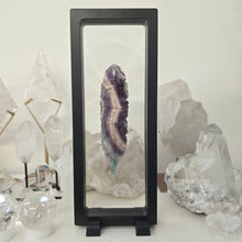 Load image into Gallery viewer, Rainbow Fluorite Feather in case