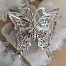 Load image into Gallery viewer, Magenta Fluorite Butterfly