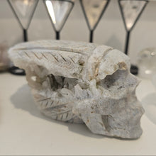 Load image into Gallery viewer, Quartz Cluster Stone Chief Skull