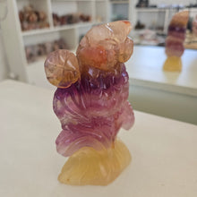 Load image into Gallery viewer, Rainbow Fluorite Owl