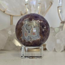Load image into Gallery viewer, Amethyst Crazy Lace Sphere