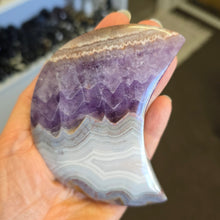 Load image into Gallery viewer, Amethyst Crazy Lace Moon