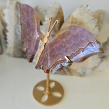 Load image into Gallery viewer, Amethyst Crazy Lace Agate Butterfly Wings