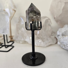 Load image into Gallery viewer, Garden Quartz Points on Stand