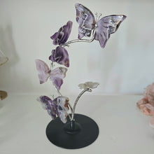 Load image into Gallery viewer, Chevron Amethyst Butterfly Set