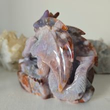 Load image into Gallery viewer, Flower Agate Dragon