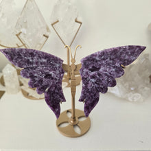 Load image into Gallery viewer, Lepidolite with Mica Butterfly Wings