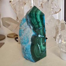 Load image into Gallery viewer, Malachite Chrysocolla Freeform Tower