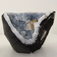 Load image into Gallery viewer, Blue Chalcedony with Calcite -Sugar Druze