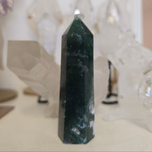 Load image into Gallery viewer, Moss Agate Tower