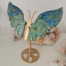Load image into Gallery viewer, Azurite Malachite Butterfly Wings