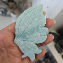 Load image into Gallery viewer, Blue Aragonite Butterfly Wings