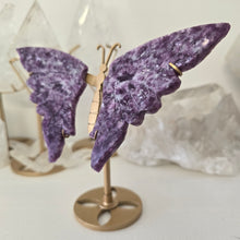 Load image into Gallery viewer, Lepidolite with Mica Butterfly Wings