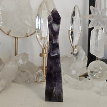 Load image into Gallery viewer, Chevron Amethyst Skinny Tower