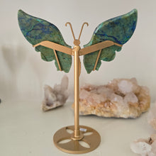 Load image into Gallery viewer, Azurite Malachite Butterfly Wings