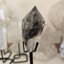 Load image into Gallery viewer, Garden Quartz Points on Stand