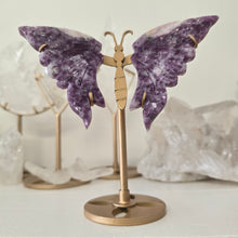 Load image into Gallery viewer, Lepidolite with Mica Butterfly Wings