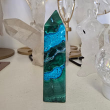 Load image into Gallery viewer, Malachite Chrysocolla Freeform Tower