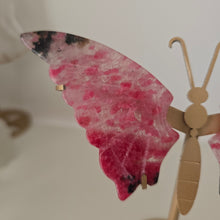 Load image into Gallery viewer, Rhodonite in Quartz Butterfly Wings